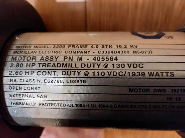 Motor Cinta de Correr Assy