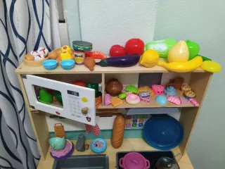 Cocina de Juguete Madera + Accesorios