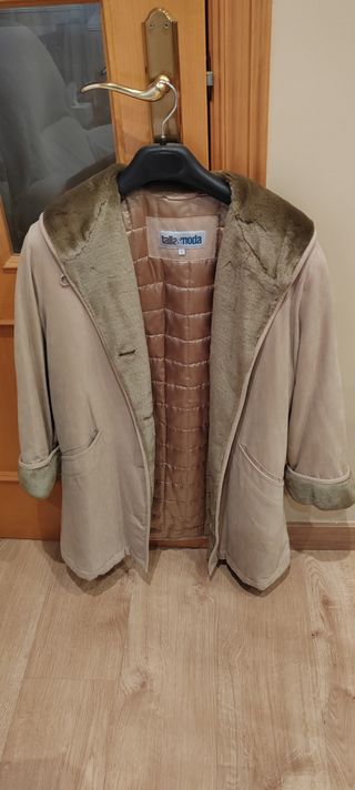 Chaqueta mujer beige