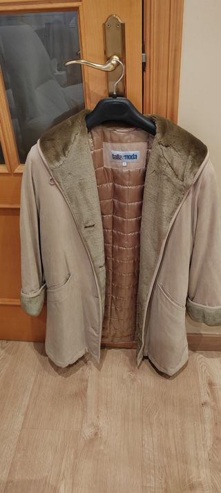 Chaqueta mujer beige
