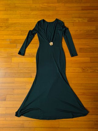 Abito lungo nero elegante