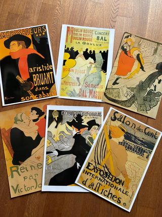 Posterbook Toulouse Lautrec con 6 poster