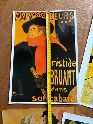 Posterbook Toulouse Lautrec con 6 poster