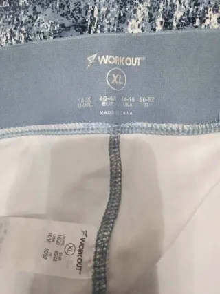 Mallas Gimnasia Mujer Talla XL, nuevas !!!