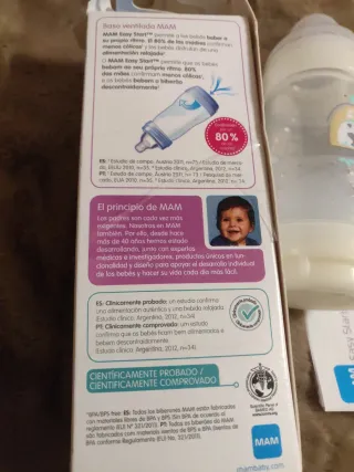 2 Biberones (anticolico y con cuchara)