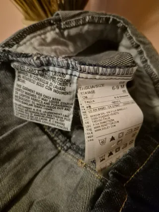 Mono tejano bebé azul