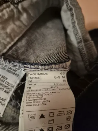 Mono tejano bebé azul