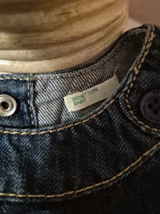 Mono tejano bebé azul