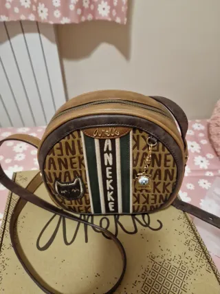 Bolso Anekke marrón y multicolor
