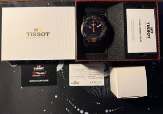Reloj Tissot T-Touch Connect Solar Negro Naranja