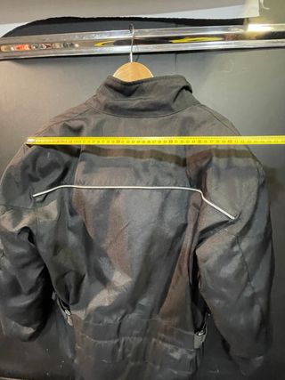 Chaqueta de moto negra