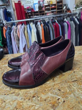 Zapatos Pitillos Relax Mujer Tacon