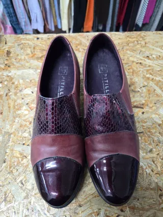 Zapatos Pitillos Relax Mujer Tacon