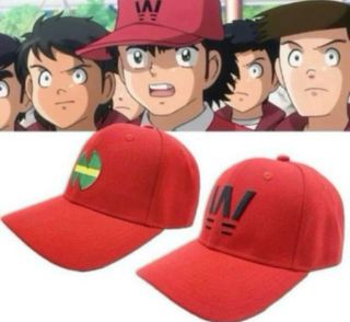Gorra Roja Béisbol Oliver y Benji Campeones