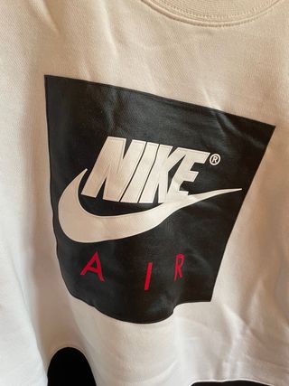 Sudadera Nike Air Blanca, Roja y Negra