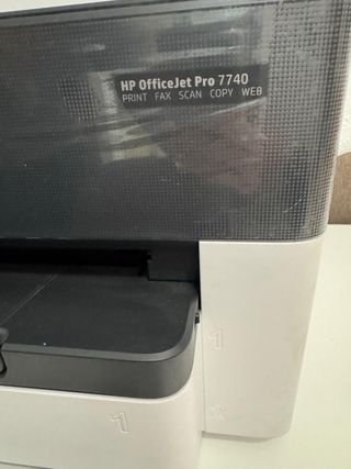 Impresora HP OfficeJet Pro 7740 con cart. de tinta