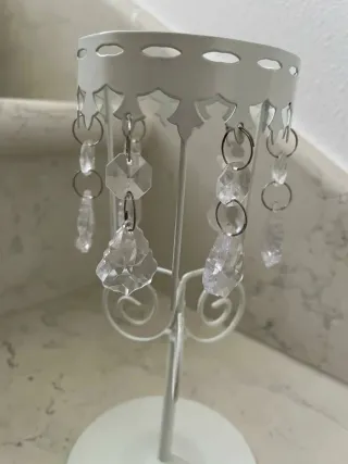 Porta candele decorativo in metallo