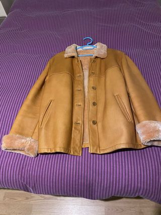 Chaqueta piel forro pelo auténtica