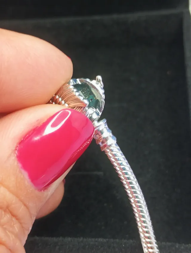 Pulsera Pandora Corazón Plata