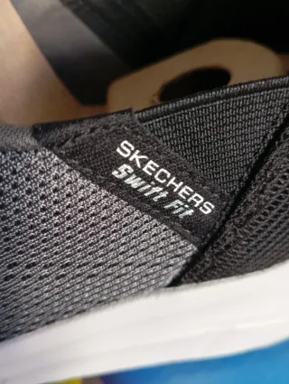 Zapatillas Skecher bicolor sin cordones de atar