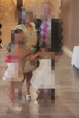 Vestido de fiesta con lentejuelas