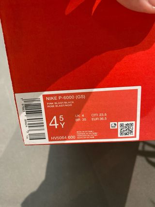 Nike P-6000 Negro y Rosa