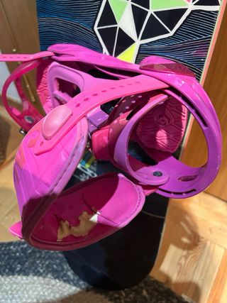 Tabla Snowboard Salomon&fijaciones+funda Burton