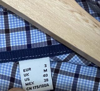 Camisa Pedro del Hierro cuadros Talla M