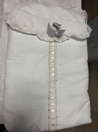 Saco para bebé blanco
