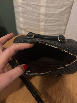 Bolso Coach Negro y Marrón