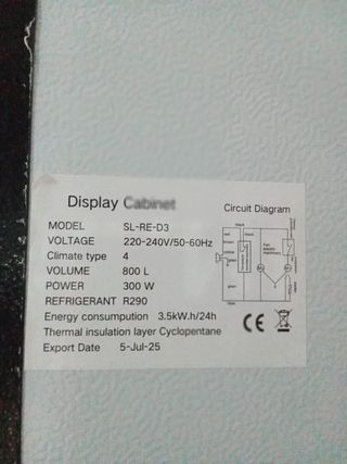 NEVERAS DE BEBIDAS GLOBAL NUEVAS