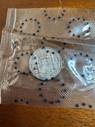 Reproducción/réplica moneda España 1870