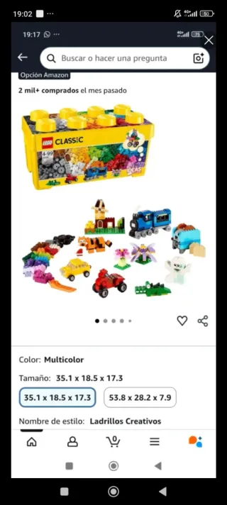 Lote 3 productos LEGO Classic y dos libros que se