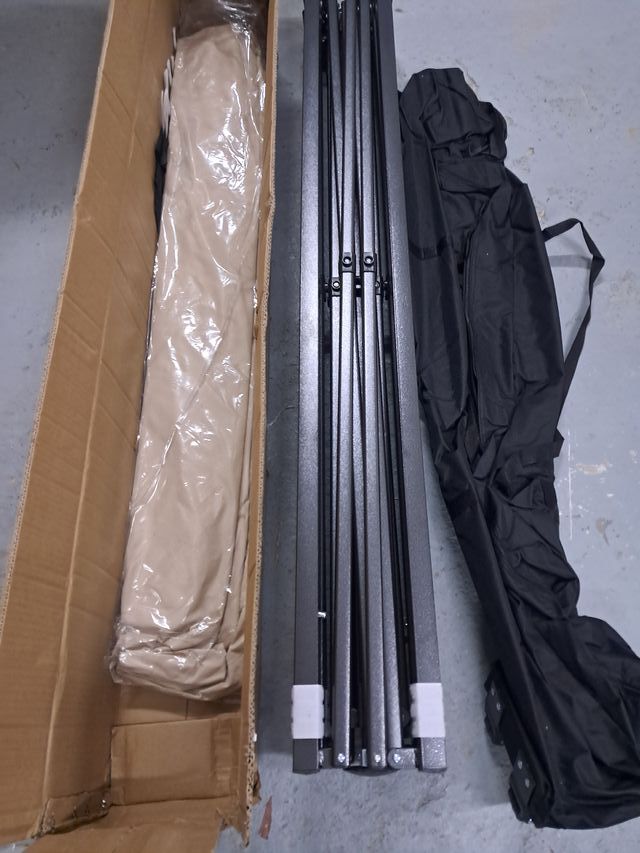 All Seasons Gazebos 3x3m Totalmente Impermeable Pop up Gazebo - Beige