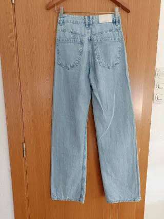 Vaqueros Stradivarius rectos mujer talla S