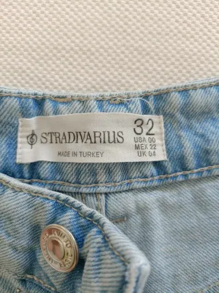 Vaqueros Stradivarius rectos mujer talla S