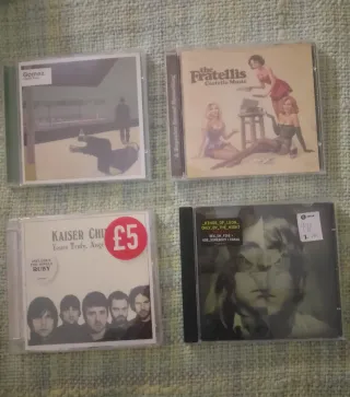 CDs de Música Indie/Pop-Rock (4 unidades)