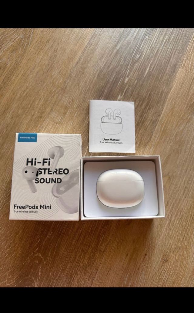 FreePods Mini Auriculares Inalámbricos Blancos