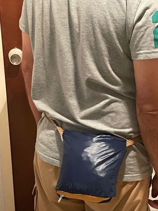 Chubasquero Azul  Talla L  muy retro