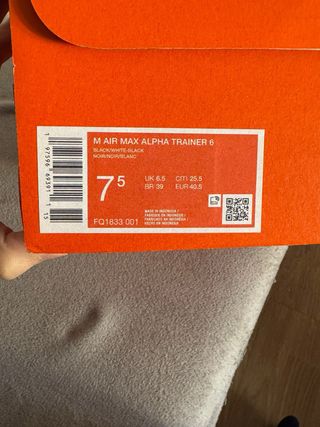 Zapatillas Nike Air Max Negras Blancas