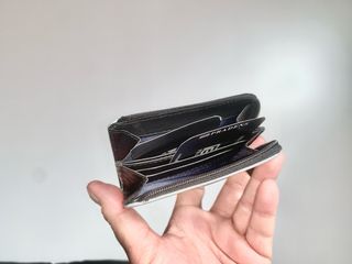 Cartera Pradens Piel Negra Tarjetero Monedero