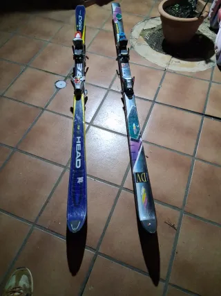 2 pares de Esquís HEAD y Rossignol