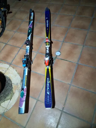 2 pares de Esquís HEAD y Rossignol