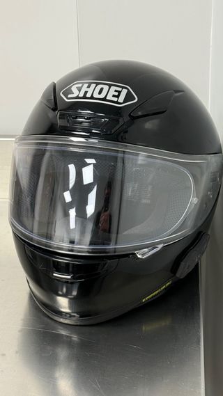 Casco Shoei NXR Negro + Intercom BMW