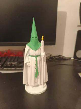 Figura Nazareno Cofrade con Vela