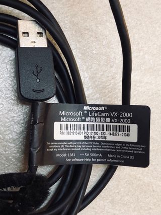 Webcam Microsoft Nuova Nera