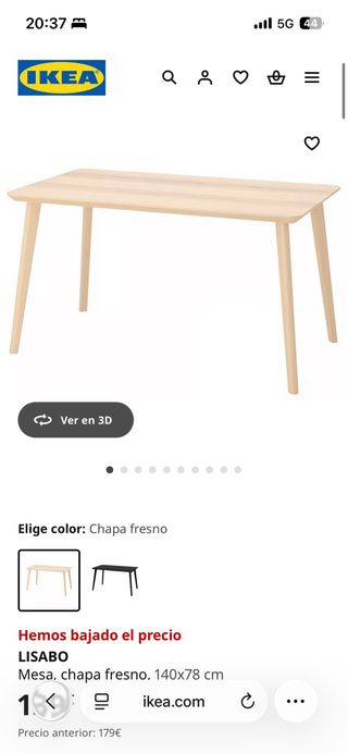 Tavolo da pranzo in legno con cristallo incluso