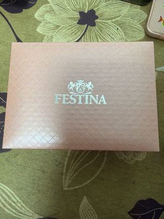 Reloj Festina Mujer Negro y Plateado