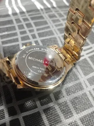 Reloj Michael Kors Rosa Dorado MK7095G