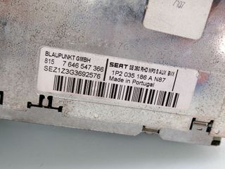 SISTEMA AUDIO / RADIO CD SEAT LEON (1P1) (3)